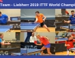 Attēlā Latvijas izlase - Pasaules 2019. gada čempionāts galda tenisā